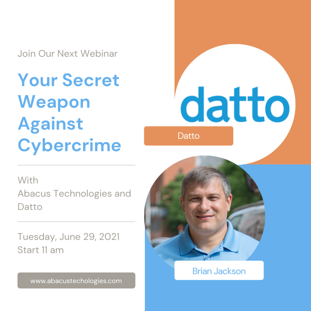 Abacus Technologies Disaster Recovery Solutions You Can Trust – Your Secret Weapon Against Cybercrime