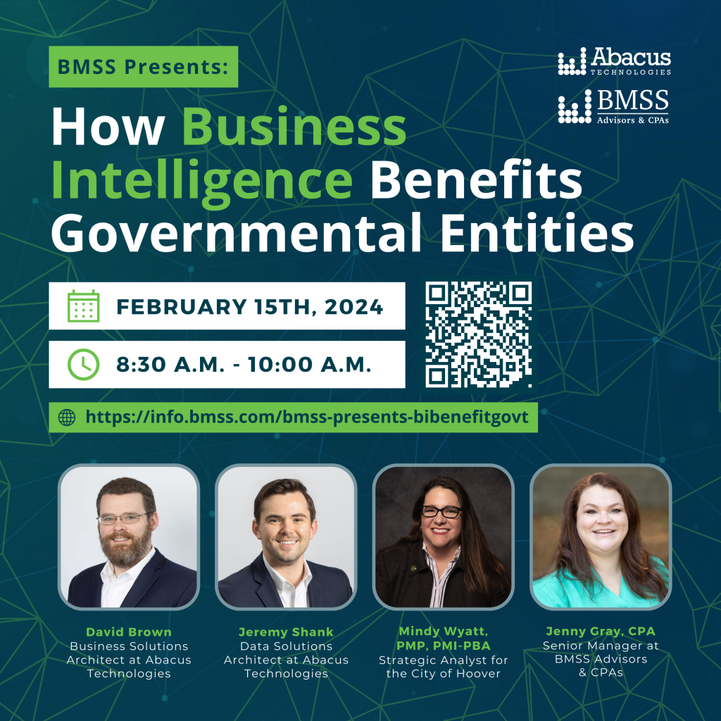Importance of BI for gov entities webinar